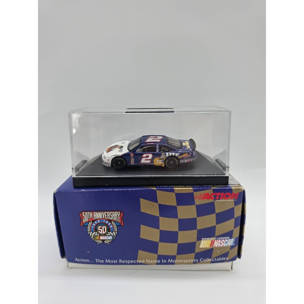 Rusty Wallace #2 Miller Elvis 1998 Ford Taurus Action Platinum 1:64 Diecast Car